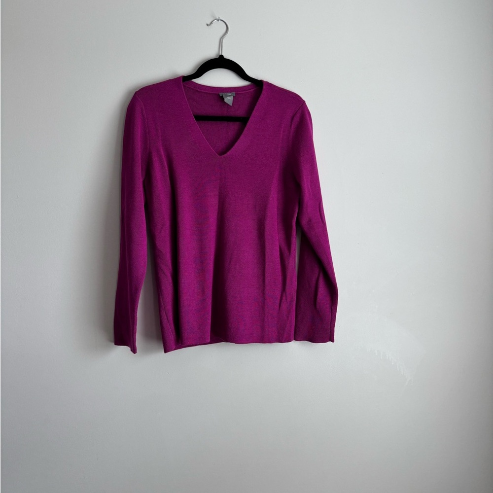 New! Women’s Ann Taylor Magenta Lightweight Sweater- size XL